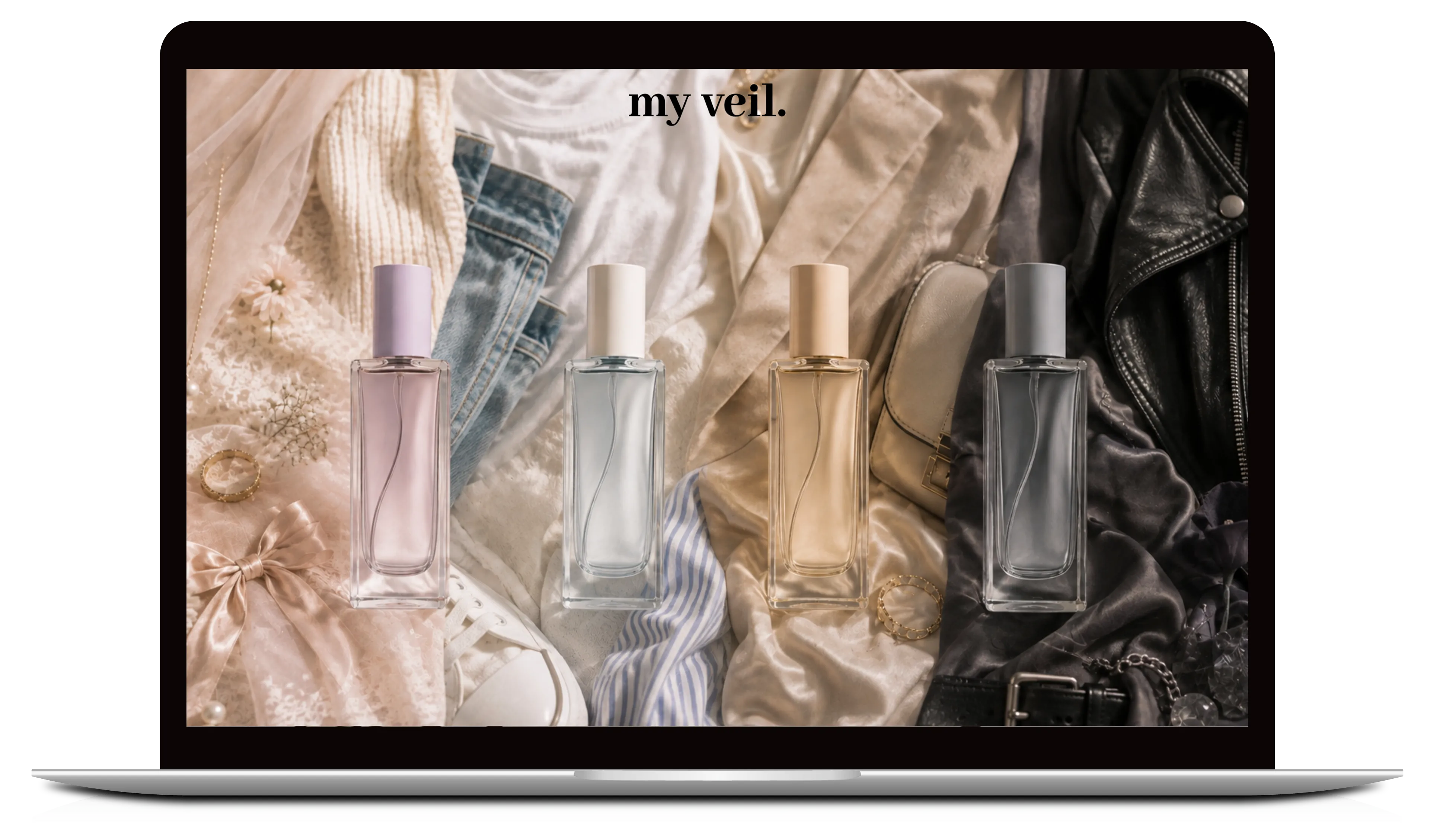 架空LPサイトを開いたMacの画面